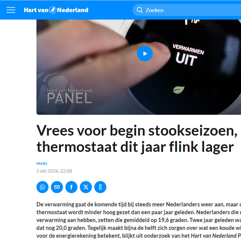 Nederlanders zetten de thermostaat lager. Maar hoe blijf je comfortabel warm?