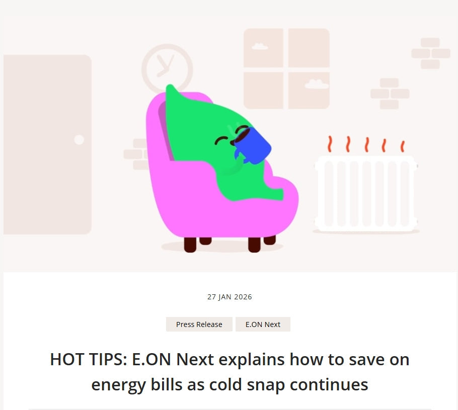 HOT TIPS: E.ON Next explains how to save on energy bills as cold snap continues