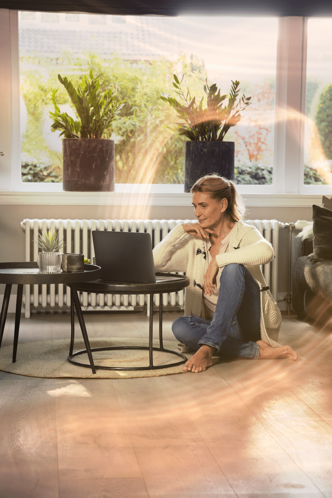 SpeedComfort Heizkörperventilator Mono-Set mit Automatic Sensor weiß