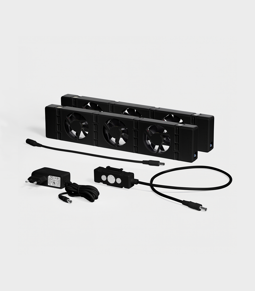 SpeedComfort Heizkörperventilator Duo-Set mit Automatic Sensor schwarz