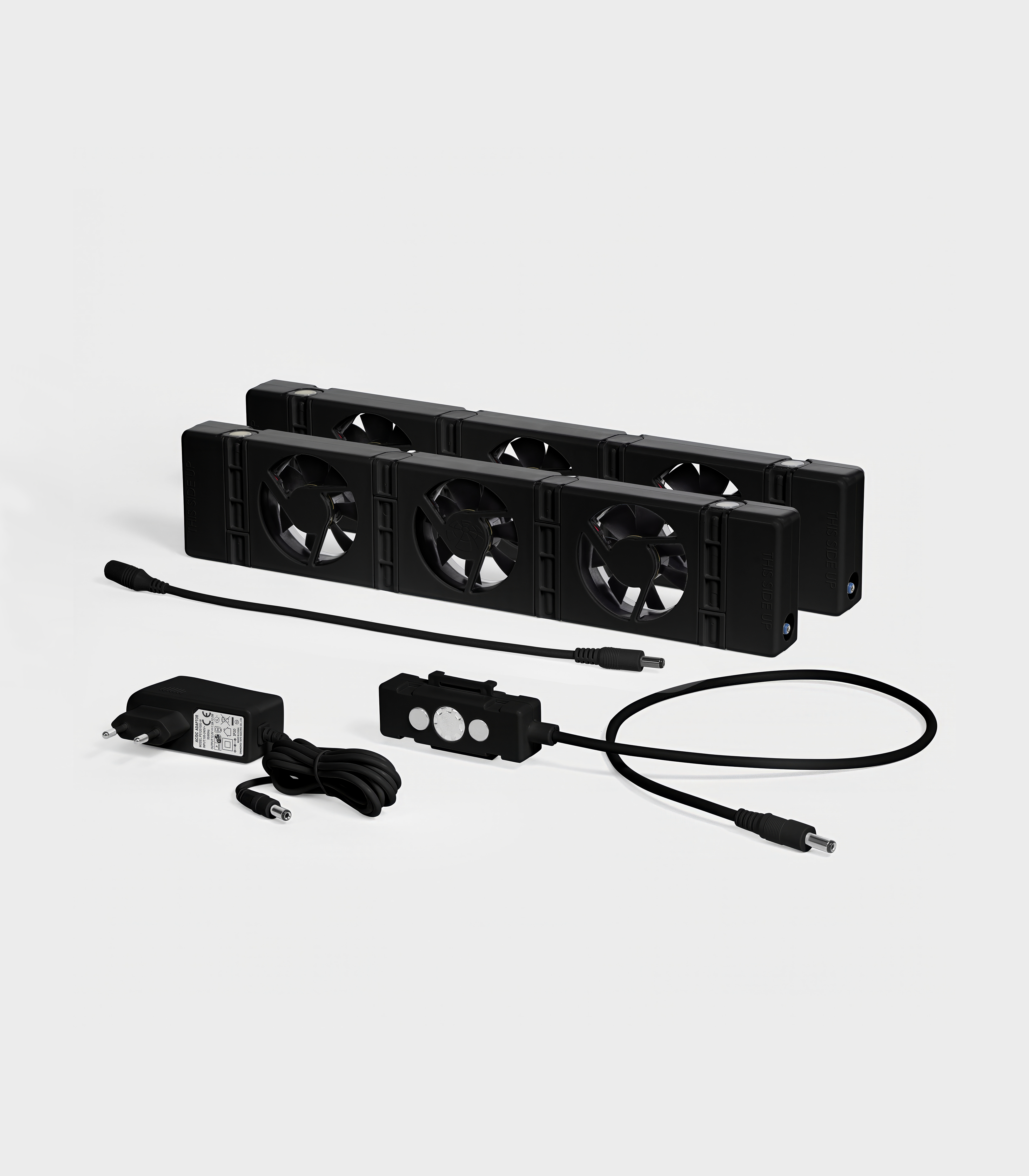 SpeedComfort Heizkörperventilator Duo-Set mit Automatic Sensor schwarz
