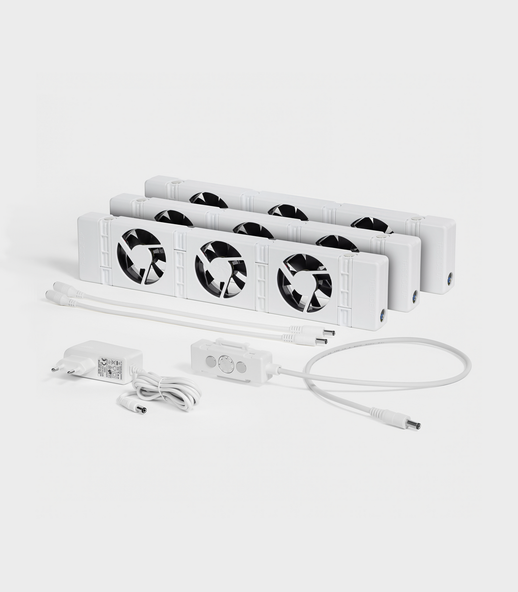 SpeedComfort radiatorventilator trioset met lage-temperatuursensor