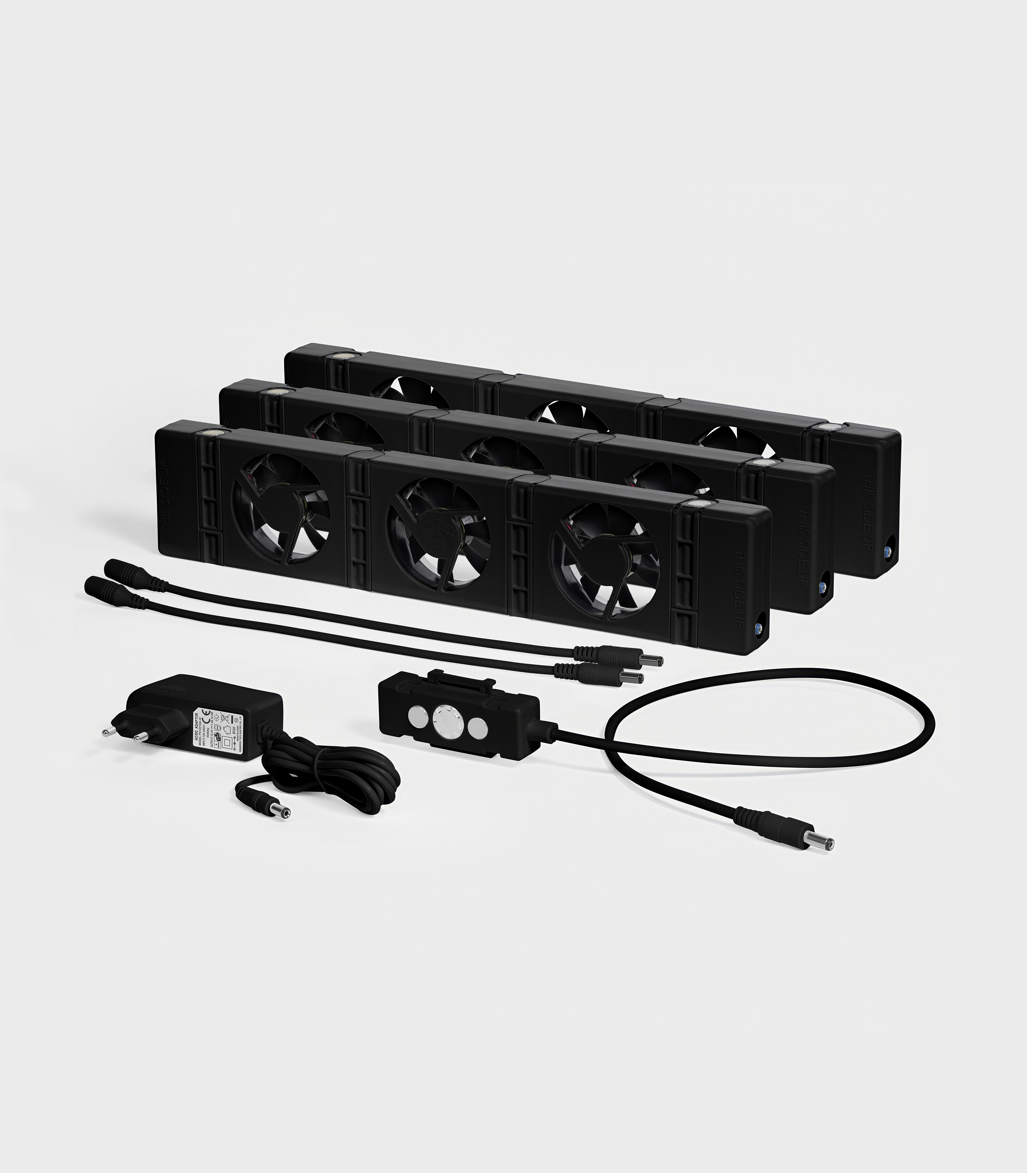 SpeedComfort Heizkörperventilator Trio-Set mit Automatic Sensor schwarz