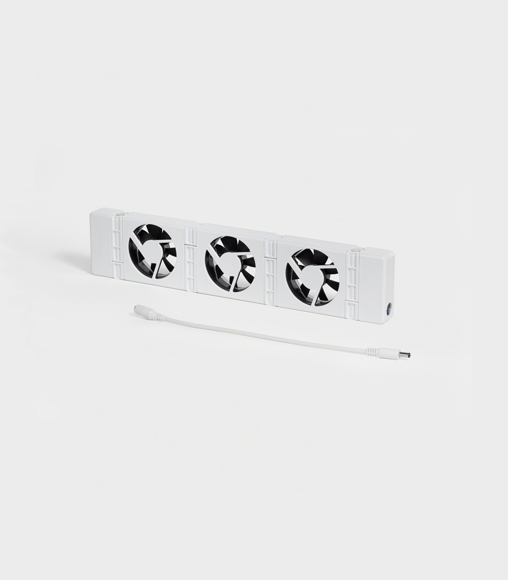 SpeedComfort ventilateur pour radiateur, ensemble d'extension blanc